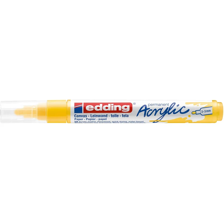 edding 5100 Acrylmarker medium verkehrsgelb – Bild 3