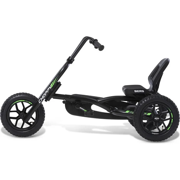 BERG 'Choppy Neo' Gokart, BF-R 2.0, ab 3 Jahren, max. belastbar bis 50 kg, verstellbarer Sitz, Triker-Design, grün/schwarz – Bild 7