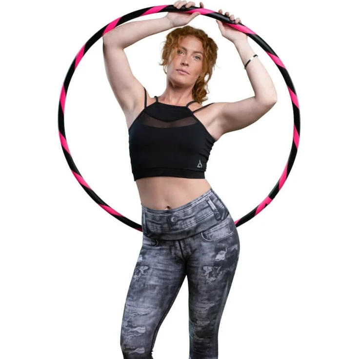 Hula Hoop Reifen für Anfänger Ø90cm Pink – Bild 2