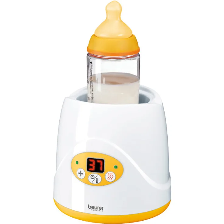 Beurer BEU BY52 Digitaler Babykostwärmer, mit LED-Display, Abschaltautomatik, inkl. Kostheber und Deckel