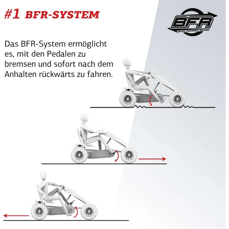 BERG Gokart 'Black Edition', BFR, max. Belastbarkeit 100 kg, ab 5 Jahren – Bild 6