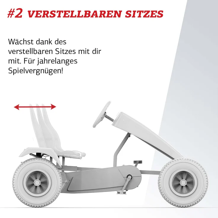 BERG Gokart 'Black Edition', BFR, max. Belastbarkeit 100 kg, ab 5 Jahren – Bild 7