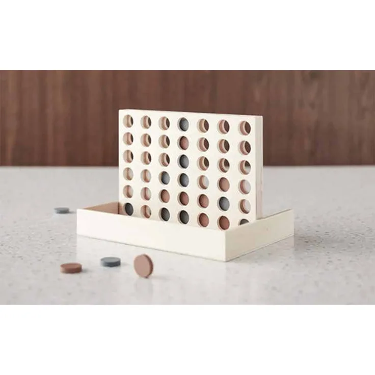 Vier in einer Reihe Spiel aus Holz | Kid's Concept