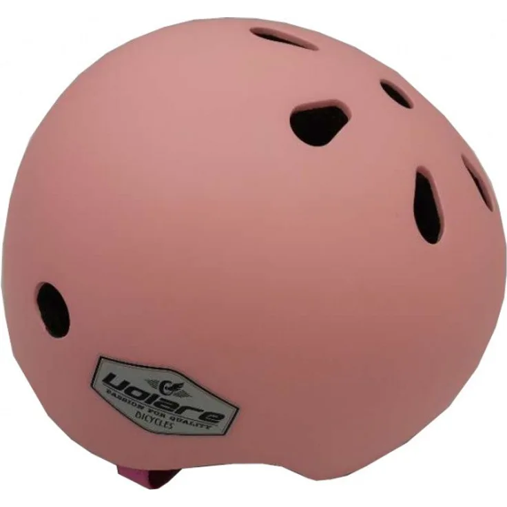 Volare Fahrradhelm, 45-51 cm, hellrosa
