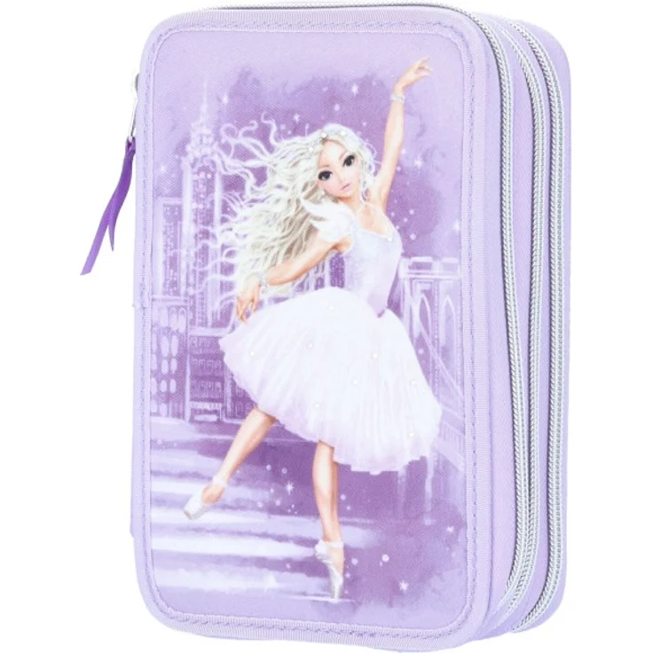Depesche 3-Fach Federtasche TOPModel Ballet Lila – Bild 1