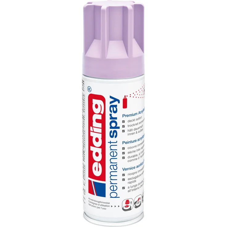 EDDING Permanent Spray 5200 light lavendel 200ml – Bild 2