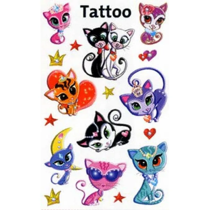 Tattoos Cats deluxe wasserfest