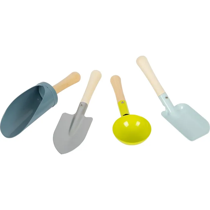 Small Foot Handschaufel-Set kompakt aus Holz und Metall, Gartenhelfer für Kinder ab 3 Jahre, Outdoorspielzeug, 12387 Toys