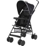 Kidmeister Sitzbuggy S2 Buggy Sportwagen Kinderwagen Jooger (Schwarz)