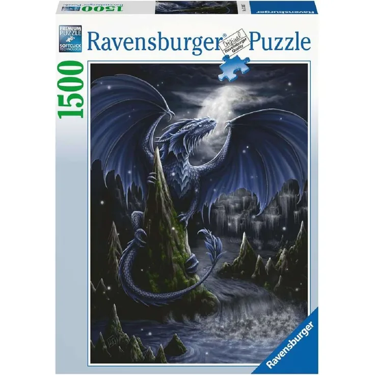Ravensburger Puzzle 1500 Teile Der Schwarzblaue Drache - Preisvergleich