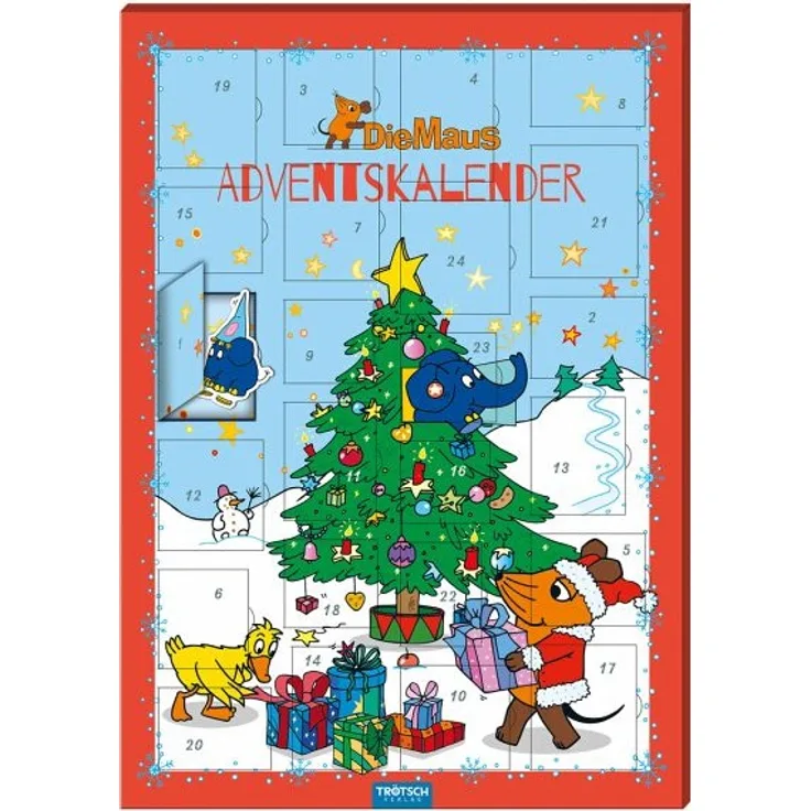 Magnet-Adventskalender "Die Maus"
