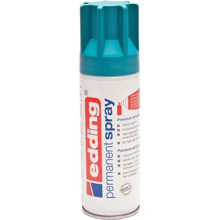 edding 5200 Permanent Spray Premium petrol matt Acrylic Paint – Bild 1