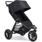 BABY JOGGER City Elite 2 Kombikinderwagen für jedes Gelände | Zusammenklappbarer und tragbarer Buggy | Opulent Black (schwarz)