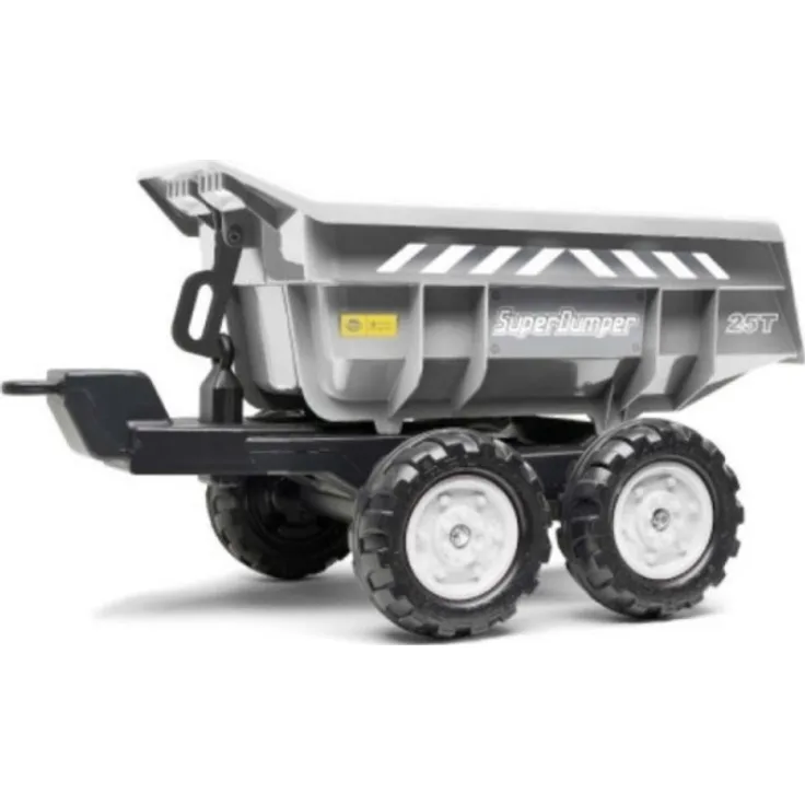 Falk Falk Gray Tractor Trailer for Children from 3 Years - Preisvergleich
