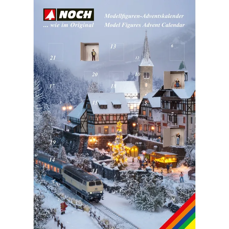 Noch Spur H0 15993 Figuren Adventskalender 2020