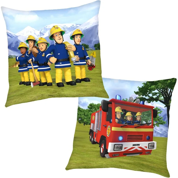 Feuerwehrmann Sam Bergrettung Kissen 40 x 40 cm