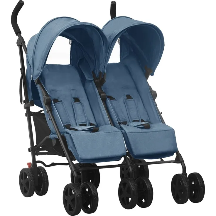Geschwisterwagen Marineblau Stahl