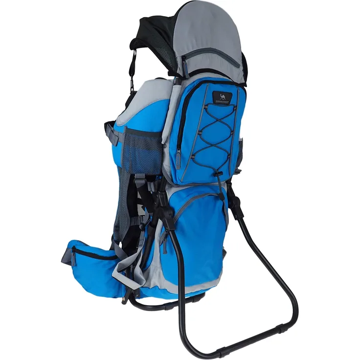 Dromader Babytrage für Neugeborene Wandern - 6 Monate Plus - Kleinkind Tragerucksack mit Zügeln - Reisezubehör für Babys - Wasserdichte Babytrage Regenschutz – Kangoo