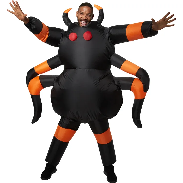 Unisexkostüm Tarantula - schwarz/orange