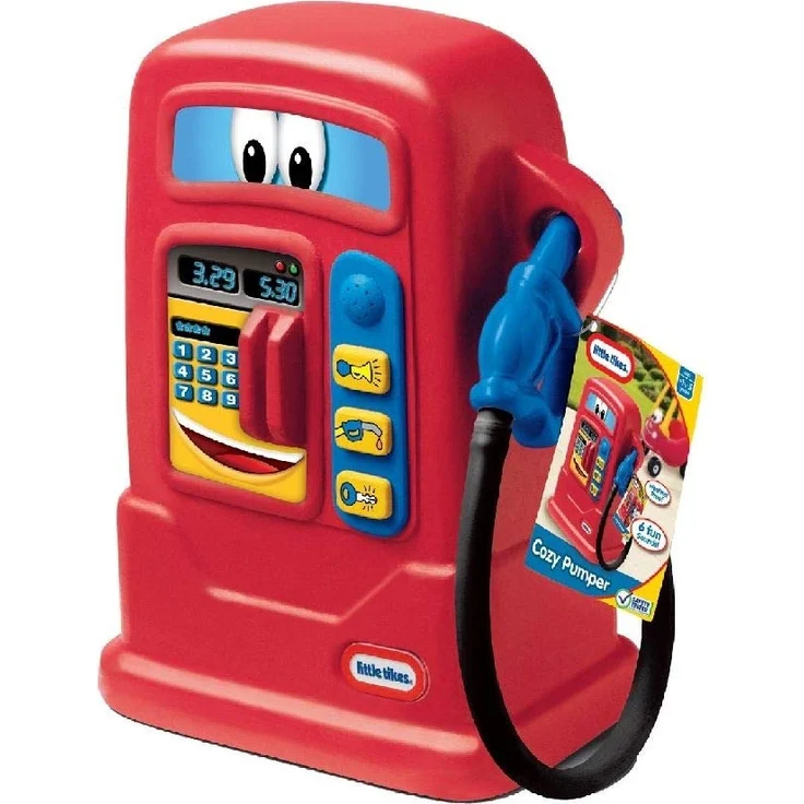Little Tikes Cozy Tankstelle. Kleine Spielzeugtankstelle für die Cozy Coupe Aufsitzautos. Mit Soundeffekten. Ab 18 Monaten – Bild 1