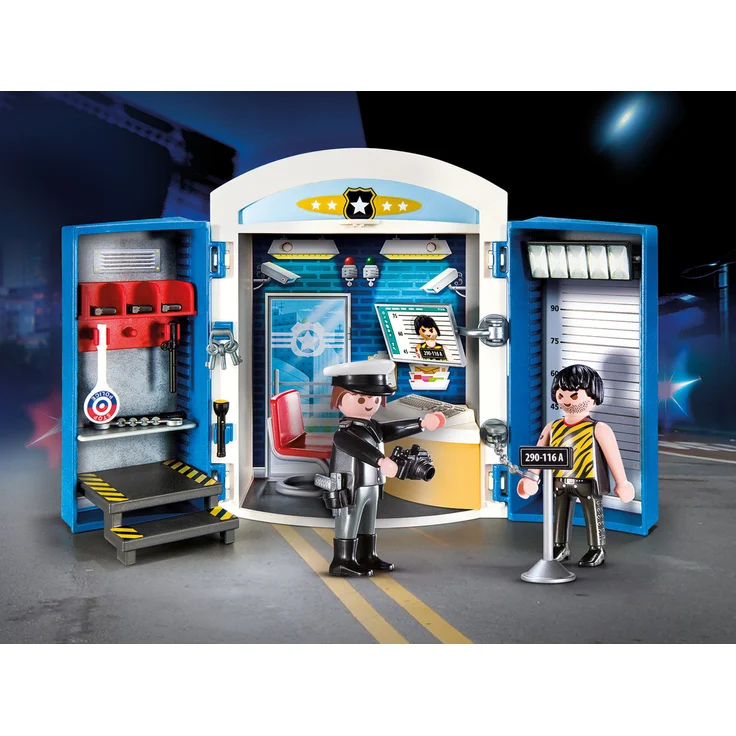 Playmobil City Action 70306 Spielbox "In der Polizeistation", 51 Teile, ab 4 Jahren – Bild 3