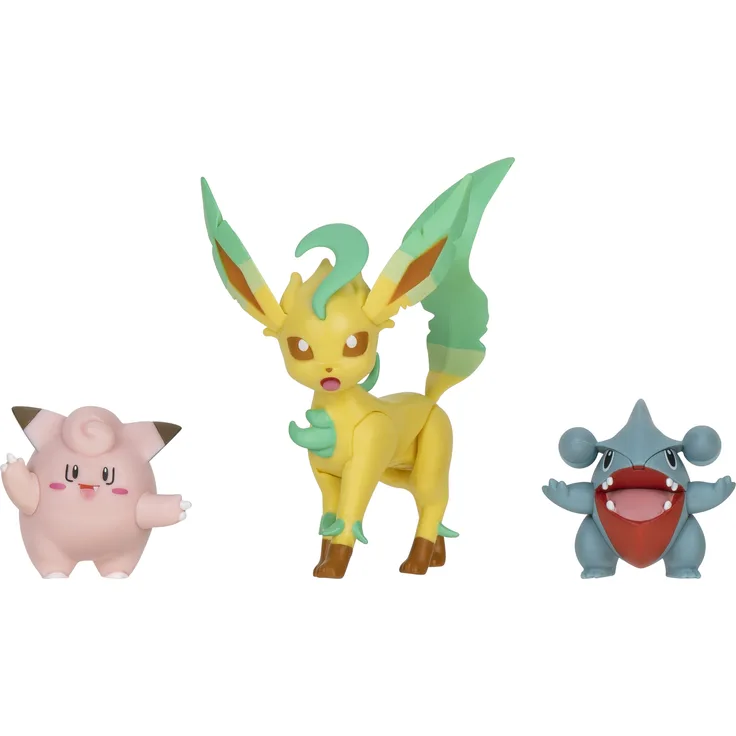 Pokémon - Battle Figur 3er Pack - Piepi, Kaumalat & Folipurba