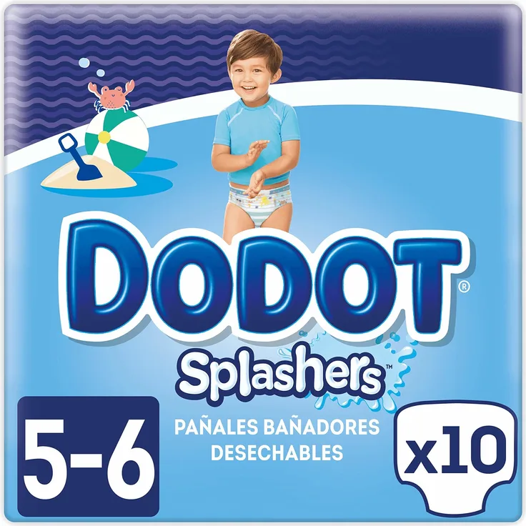 Dodot Splashers, Schwimmwindeln Talla 5