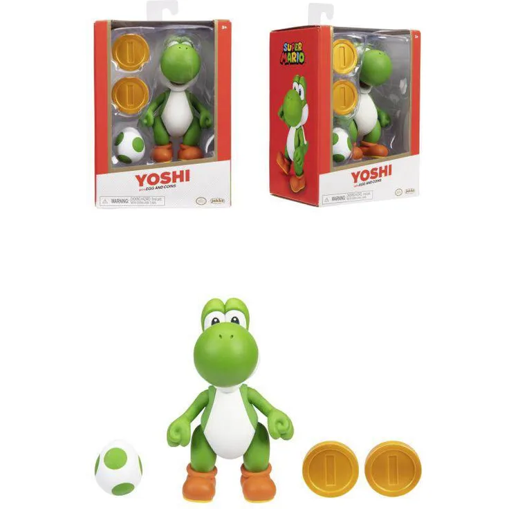 Super Mario - Yoshi Münzen 10 cm Figur (Sammlerbox)