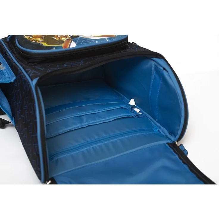 Jungen Schulranzen TRANSFORMERS 16-teiliges Set mit Sporttasche und Schultüte 85cm Blau – Bild 4