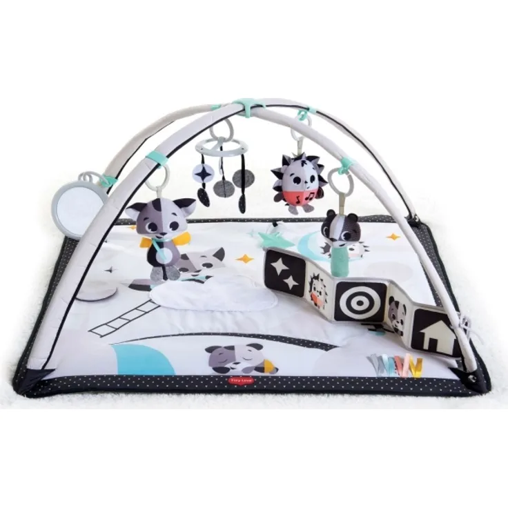 Tiny Love Educational mat Gymnastics for a baby with handles - Magiczna Kraina - black and white