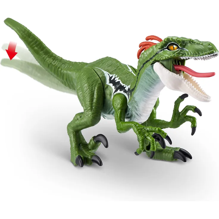Robo Alive Dino Action Raptor, batteriebetriebenes Roboterspielzeug, realistische Dinosaurier-Bewegung (Raptor)