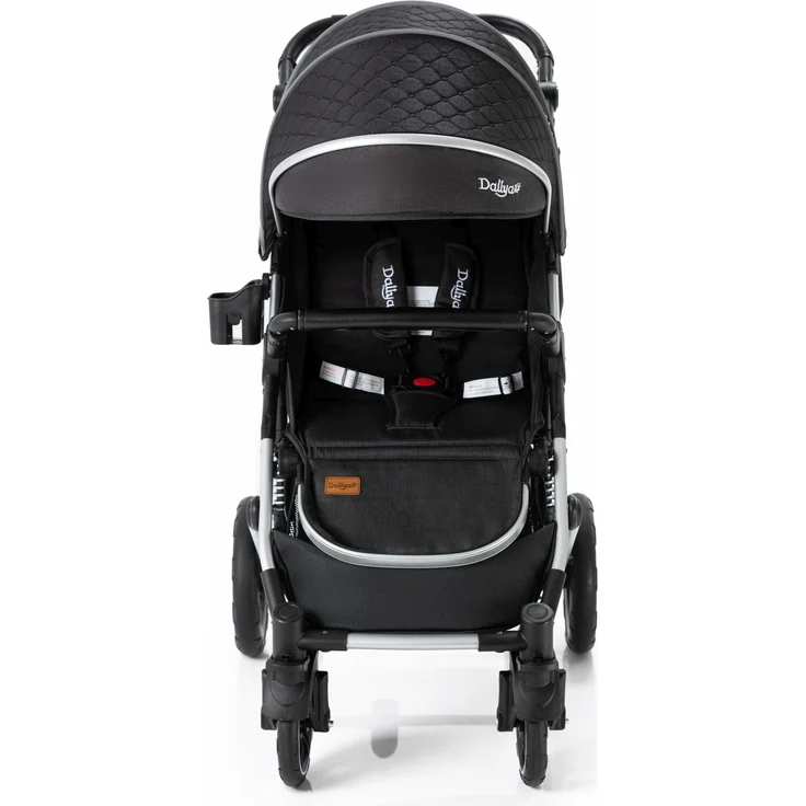 Daliya® RAPIDY Buggy Kinderwagen (Schwarz mit Muster-Silber) - Preisvergleich – Bild 5