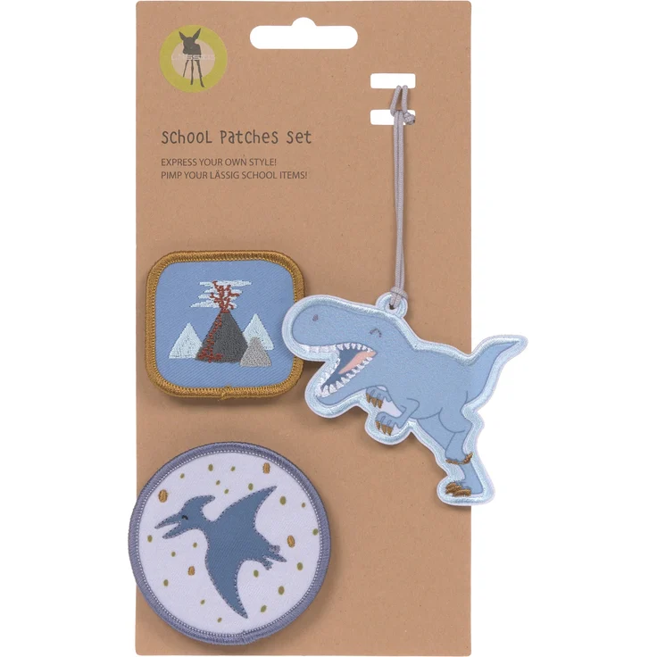 Lässig Schul-Patches Set Dinosaurier – Bild 1