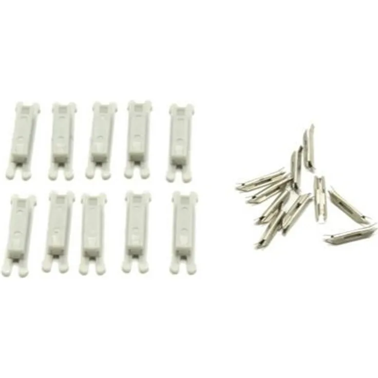 7297412 Z Rokuhan spor (med ballast) Skinnesamleled 10 stk