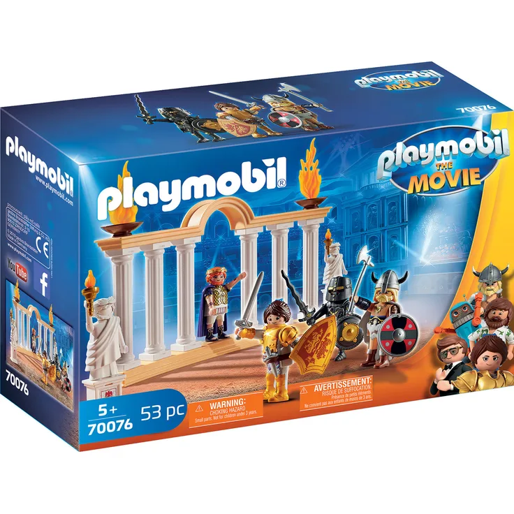 Playmobil THE MOVIE 70076 'Kaiser Maximus im Kolosseum', 53 Teile, ab 5 Jahren
