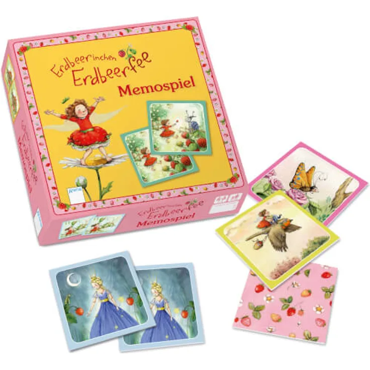Memospiel. Erdbeerinchen