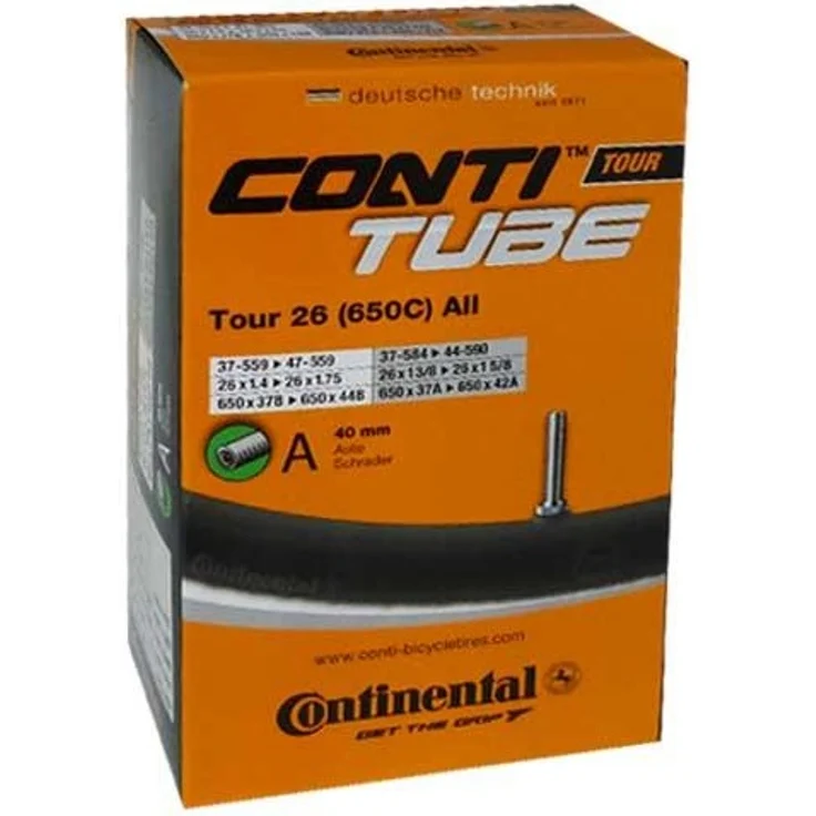 Schlauch Continental Conti Tour 26 26x1 3/8-1. 75" 37/47-559/597 AV 40mm – Bild 1