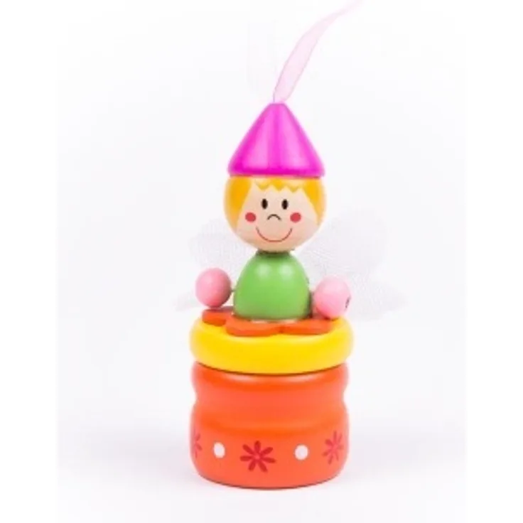 Bunte Milchzahndosen : Pinker Hut
