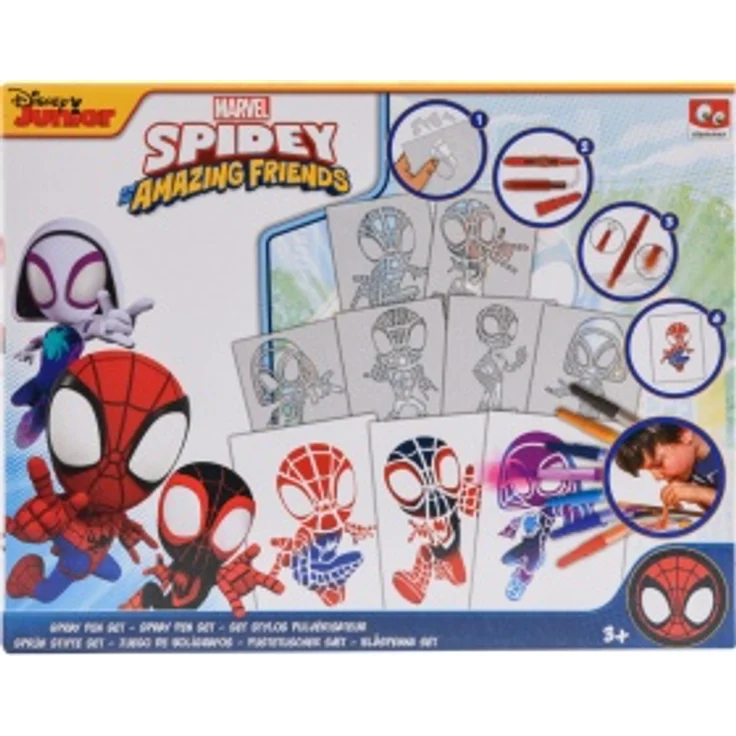 Spidey und seine Superfreunde - Sprüh Stifte Set - Spidey – Bild 1