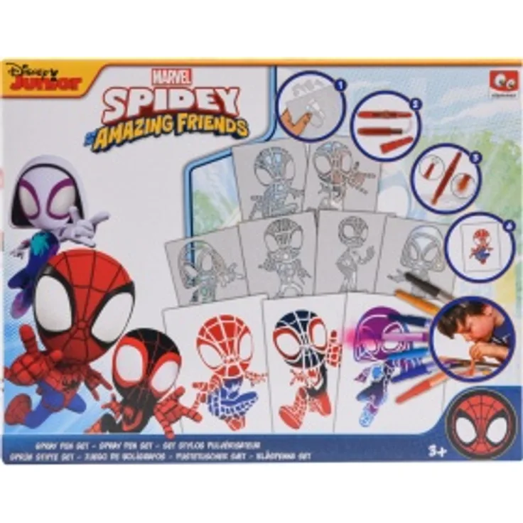 Spidey und seine Superfreunde - Sprüh Stifte Set - Spidey