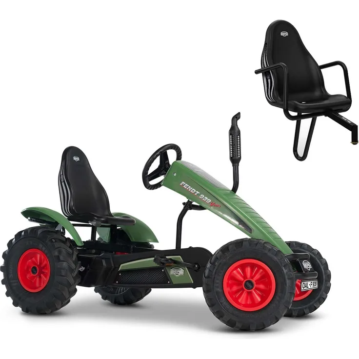 BERG Gokart Traxx Fendt BFR-3 mit Gangschaltung inkl. Soziussitz
