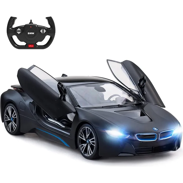 Rastar RC Auto | 1:14 BMW i8 Funkferngesteuertes Spielzeugauto, Modellfahrzeug, öffnen der Türen per Fernbedienung