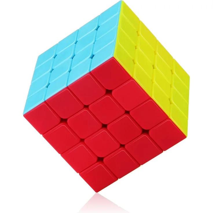 ROXENDA 4x4 Zauberwürfel, Speed Cube Stickerless - Professional & Solides & Langlebiges, Dreht Sich Schneller als das Original (4x4x4)