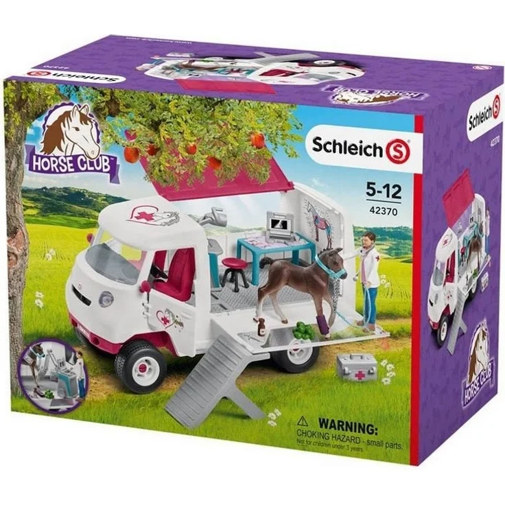 Schleich 'Horse Club' 42370 Mobile Tierärztin mit Hannoveraner Fohlen, ab 5 Jahren - Preisvergleich – Bild 2
