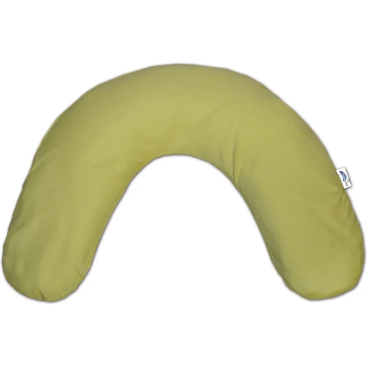 Theraline Nackenkissen mittel inkl. Bezug Jersey schilfgrün Mikroperlen