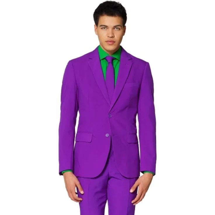OppoSuits kostüm Purple Prince Herren-Polyester lila Größe 46