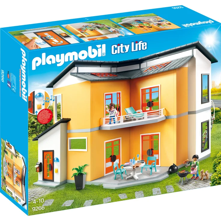 Playmobil City Life 9266 'Modernes Wohnhaus', mit Licht- und Soundeffekten, ab 4 Jahren - Preisvergleich – Bild 1