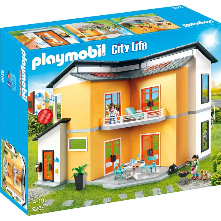 Playmobil City Life 9266 'Modernes Wohnhaus', mit Licht- und Soundeffekten, ab 4 Jahren - Preisvergleich