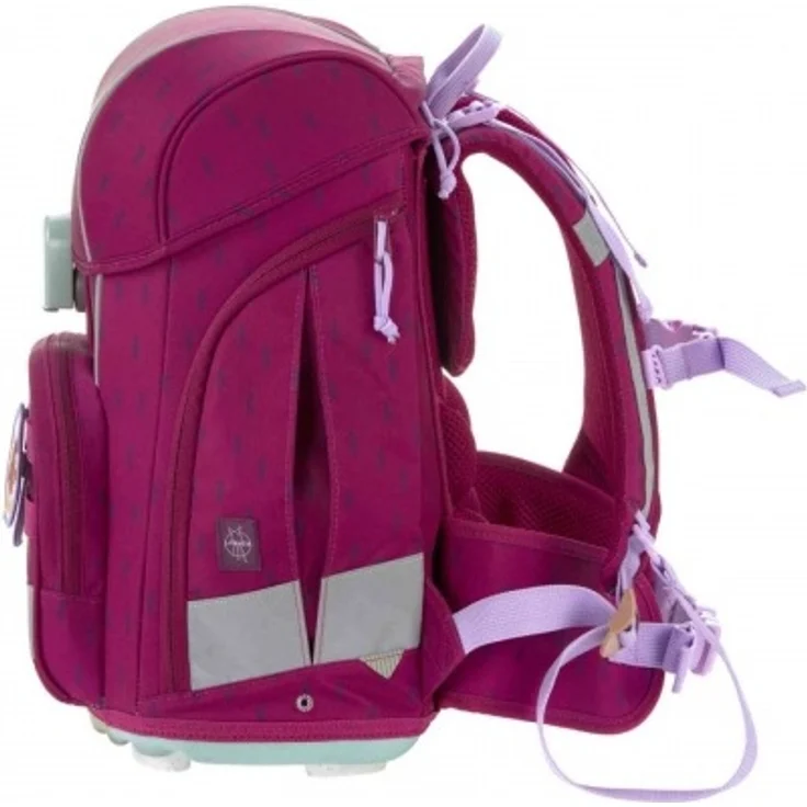 LÄSSIG Schulranzen Set Unique Boxy 7-teilig "Speckles Berry" – Bild 5