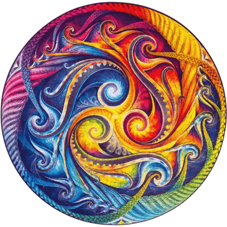 Mandala Puzzle | Spirale Inkarnation: L